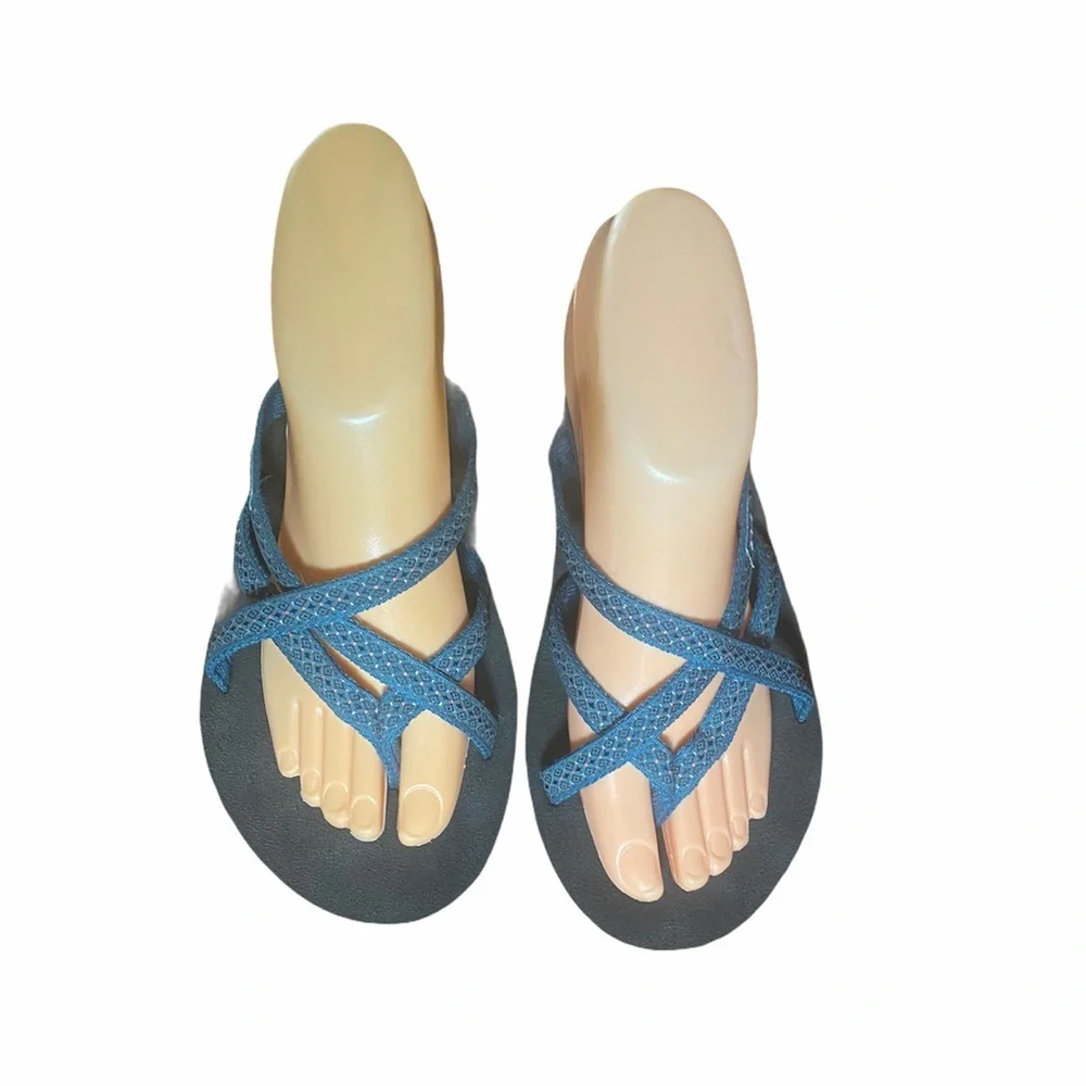 Teva slip on sandals